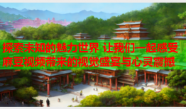 探索未知的魅力世界 让我们一起感受麻豆视频带来的视觉盛宴与心灵震撼
