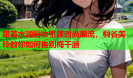 甜美水润唇妆引领时尚潮流，桐谷美玲教你如何告别梅干唇