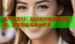 国产麻豆91：轻松制作高质量短视频，满足创意与商业需求