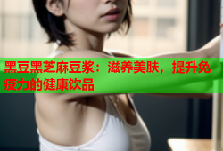 黑豆黑芝麻豆浆：滋养美肤，提升免疫力的健康饮品