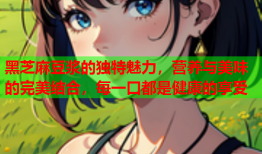 黑芝麻豆浆的独特魅力，营养与美味的完美结合，每一口都是健康的享受