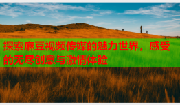 探索麻豆视频传媒的魅力世界，感受的无尽创意与激情体验