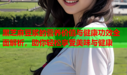 黑芝麻豆浆的营养价值与健康功效全面解析，助你轻松享受美味与健康