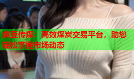 麻豆传煤：高效煤炭交易平台，助您轻松掌握市场动态