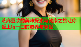 芝麻豆浆的美味探索与健康之旅让你爱上每一口的滋养与享受