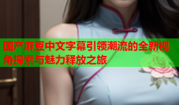 国产麻豆中文字幕引领潮流的全新视角探索与魅力释放之旅