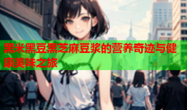 黑米黑豆黑芝麻豆浆的营养奇迹与健康美味之旅