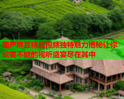 国产麻豆精品视频独特魅力揭秘让你欲罢不能的视听盛宴尽在其中